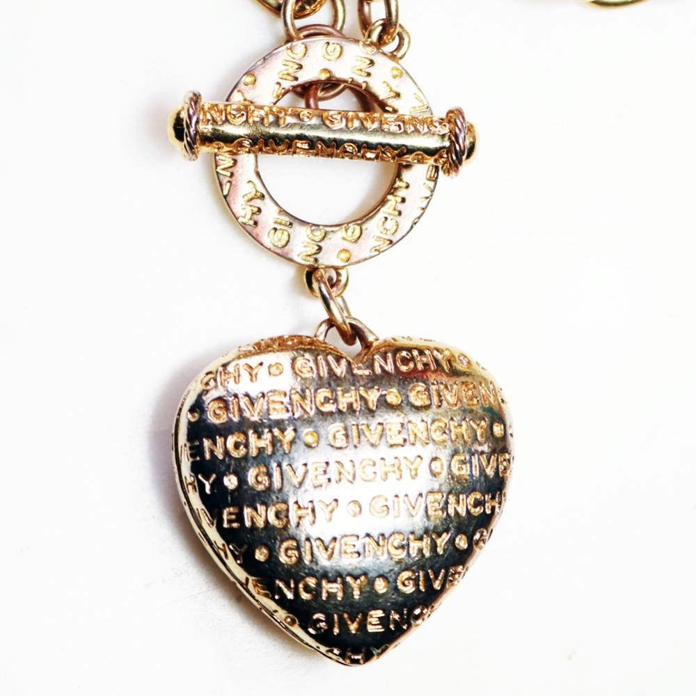 Givenchy Gold Heart Necklace